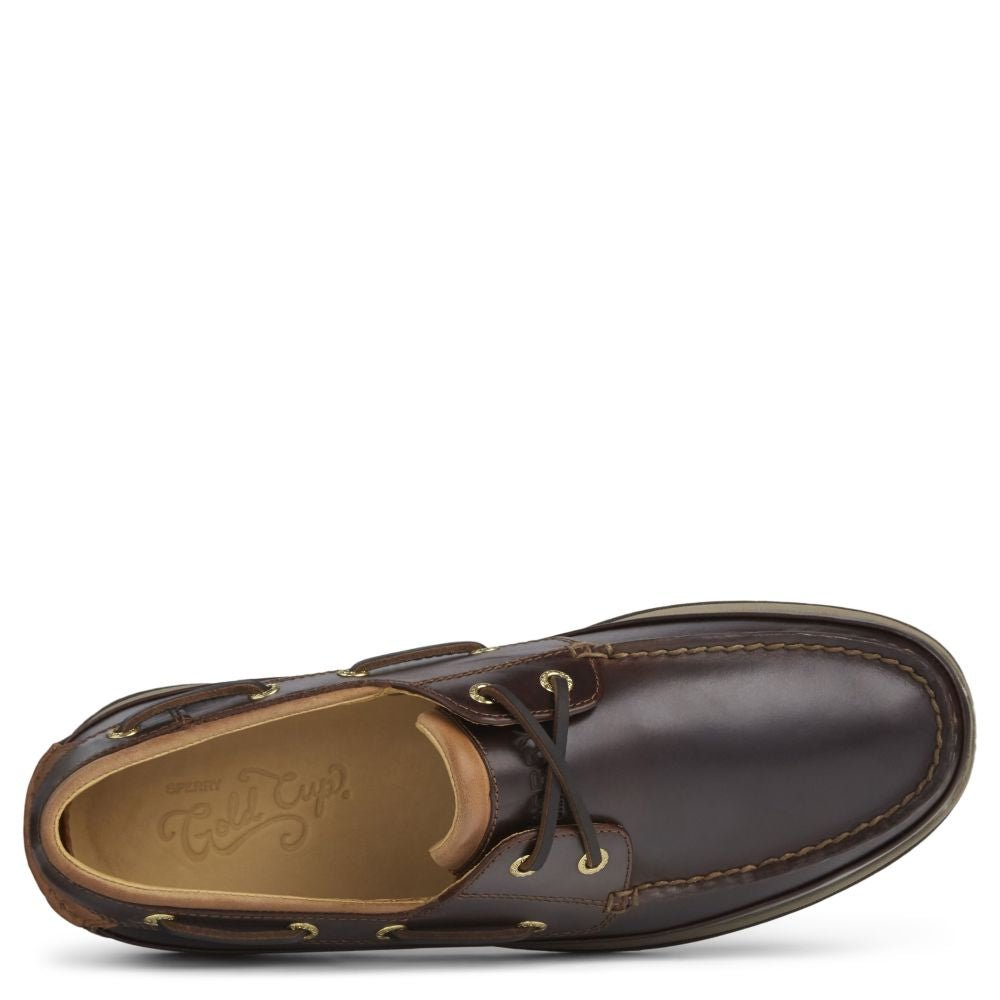 Sperry Men's Gold Cup Authentic Original 2-Eye Boat Shoe in Amaretto - Getoutside Shoes