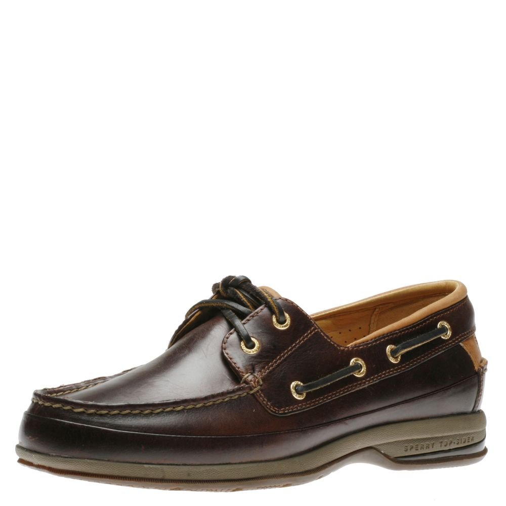 Sperry Men's Gold Cup Authentic Original 2-Eye Boat Shoe in Amaretto - Getoutside Shoes