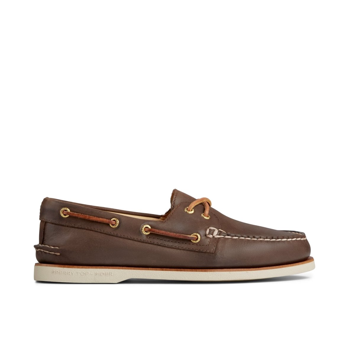 Sperry Men's Gold Cup Authentic Original 2-Eye Boat Shoe in Brown - Getoutside Shoes
