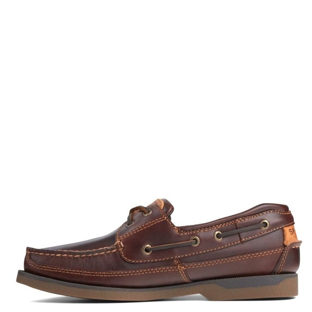 Sperry Men's Mako Canoe Moc Boat Shoe in Amaretto - Getoutside Shoes