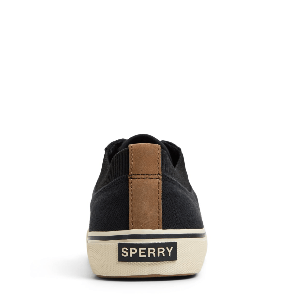 Sperry Men's Striper II Knit Sneaker in Black - Getoutside Shoes
