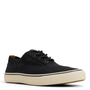 Sperry Men's Striper II Knit Sneaker in Black - Getoutside Shoes