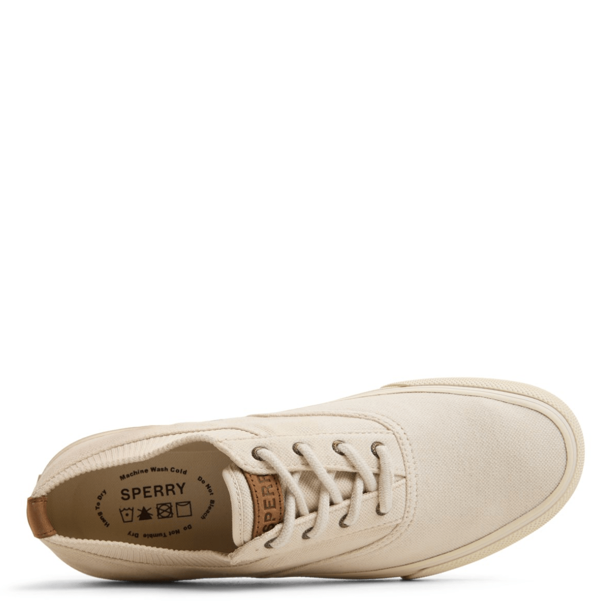 Sperry Men's Striper II Knit Sneaker in Bone - Getoutside Shoes