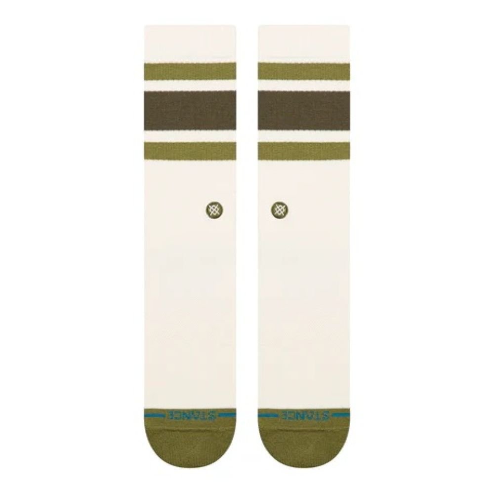 Stance Boyd Crew Socks in Military Green - Getoutside Shoes