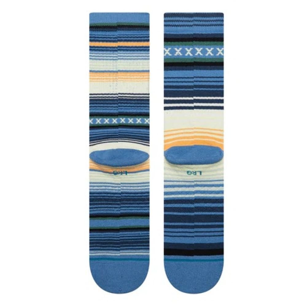 Stance Curren Crew Socks in Capri Blue - Getoutside Shoes