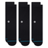 Stance Icon Crew Socks 3 Pack in Black - Getoutside Shoes
