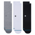Stance Icon Crew Socks 3 Pack in Multi - Getoutside Shoes