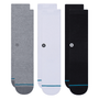 Stance Icon Crew Socks 3 Pack in Multi - Getoutside Shoes