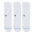 Stance Icon Crew Socks 3 Pack in White - Getoutside Shoes