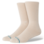 Stance Icon Crew Socks in Oatmeal - Getoutside Shoes