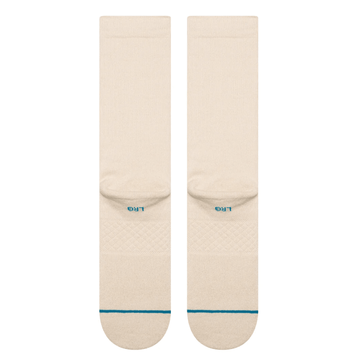 Stance Icon Crew Socks in Oatmeal - Getoutside Shoes