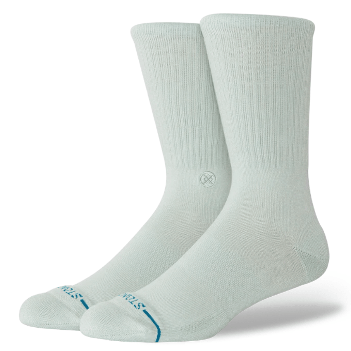 Stance Icon Crew Socks in Pale Blue - Getoutside Shoes
