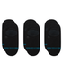 Stance Icon No Show Socks 3 Pack in Black - Getoutside Shoes