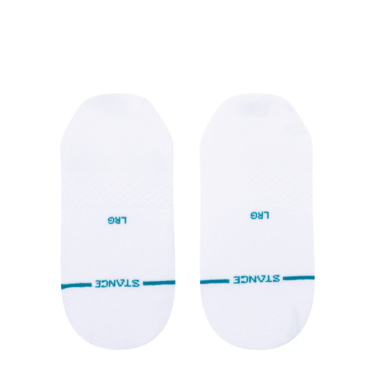 Stance Icon No Show Socks in White - Getoutside Shoes