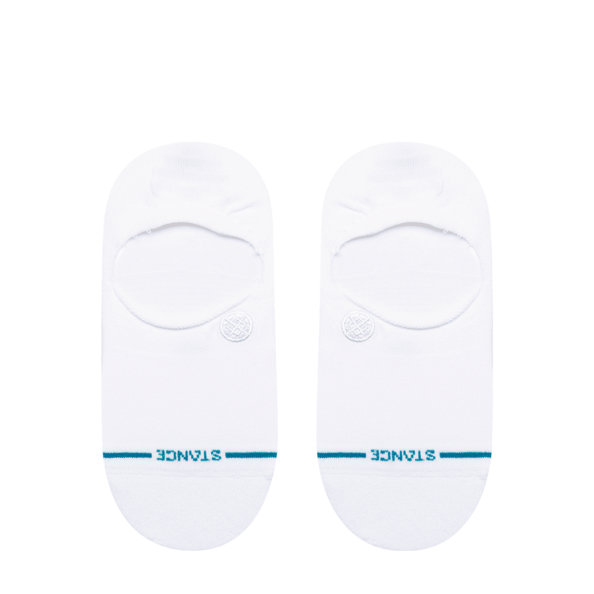 Stance Icon No Show Socks in White - Getoutside Shoes