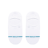 Stance Icon No Show Socks in White - Getoutside Shoes