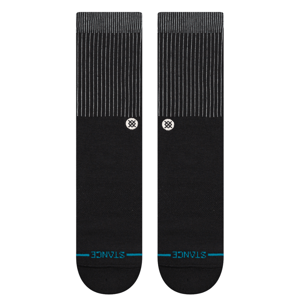 Stance Icon Pop Crew Socks in Black - Getoutside Shoes