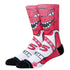 Stance Toronto Raptors Mascot Crew Socks in Multi - Getoutside Shoes