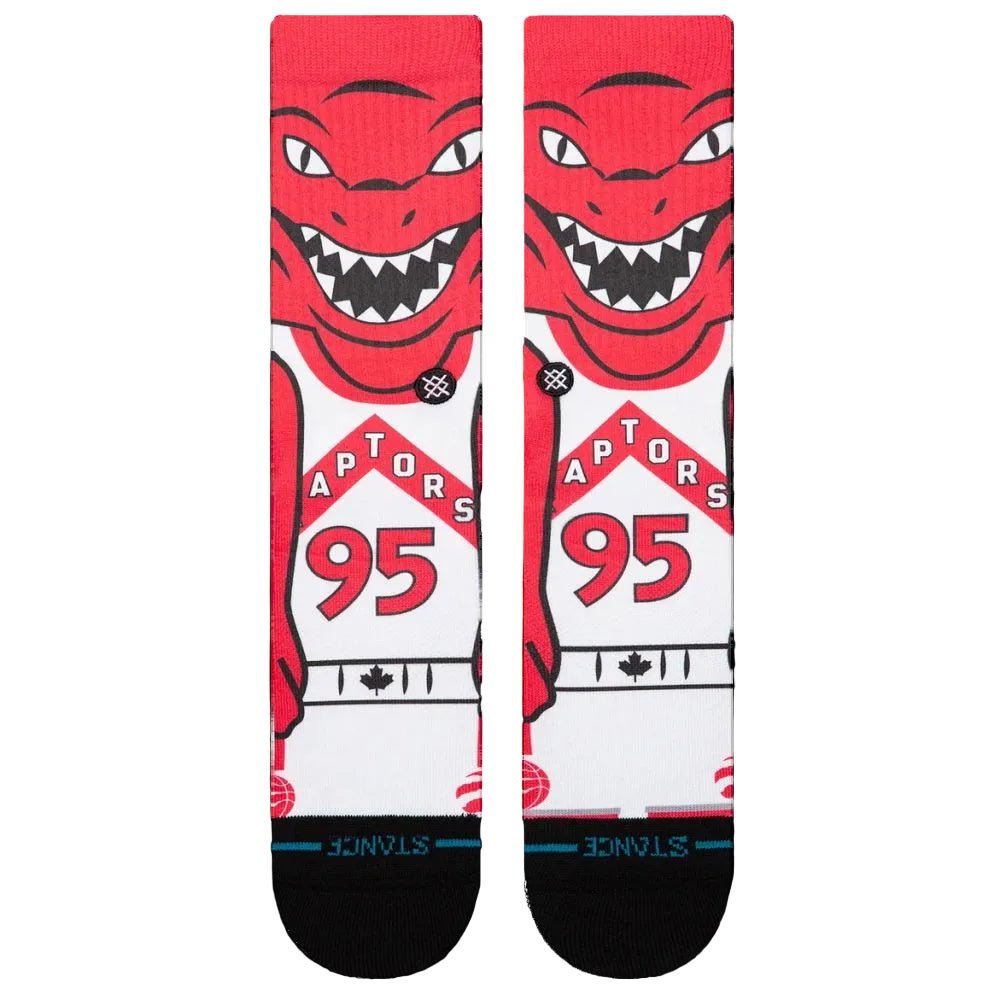 Stance Toronto Raptors Mascot Crew Socks in Multi - Getoutside Shoes