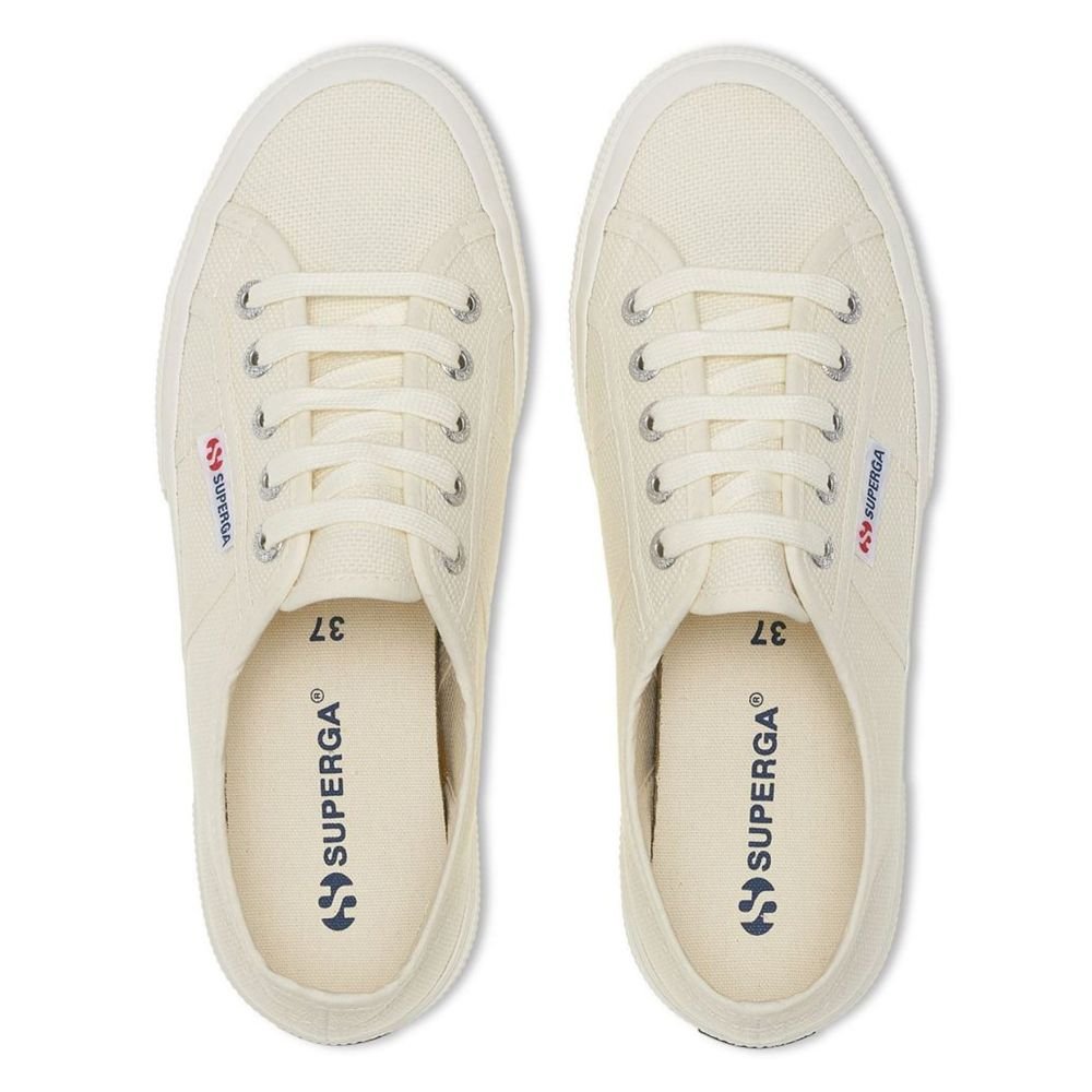 Superga Women's 2750 Cotu Classic in Beige - Getoutside Shoes