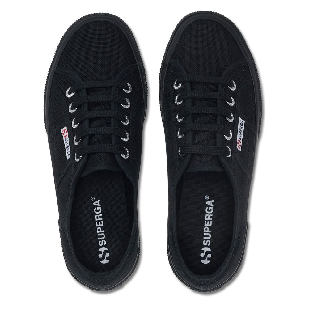 Superga Women's 2750 Cotu Classic in Full Black - Getoutside Shoes
