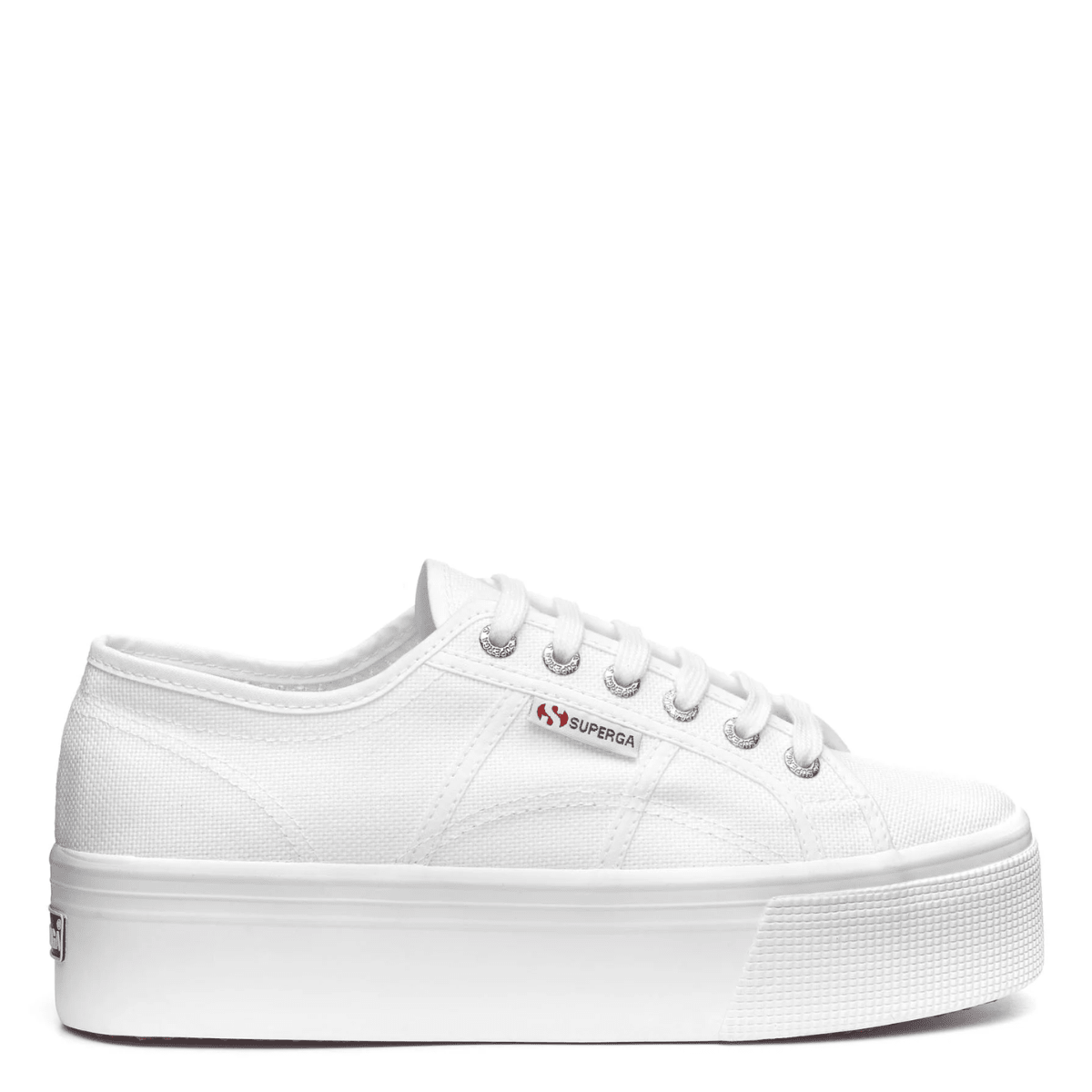 Superga Women's 2790 Platform in White - Getoutside Shoes