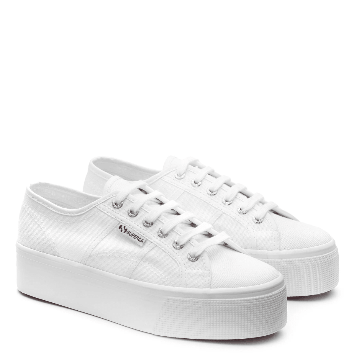 Superga Women's 2790 Platform in White - Getoutside Shoes