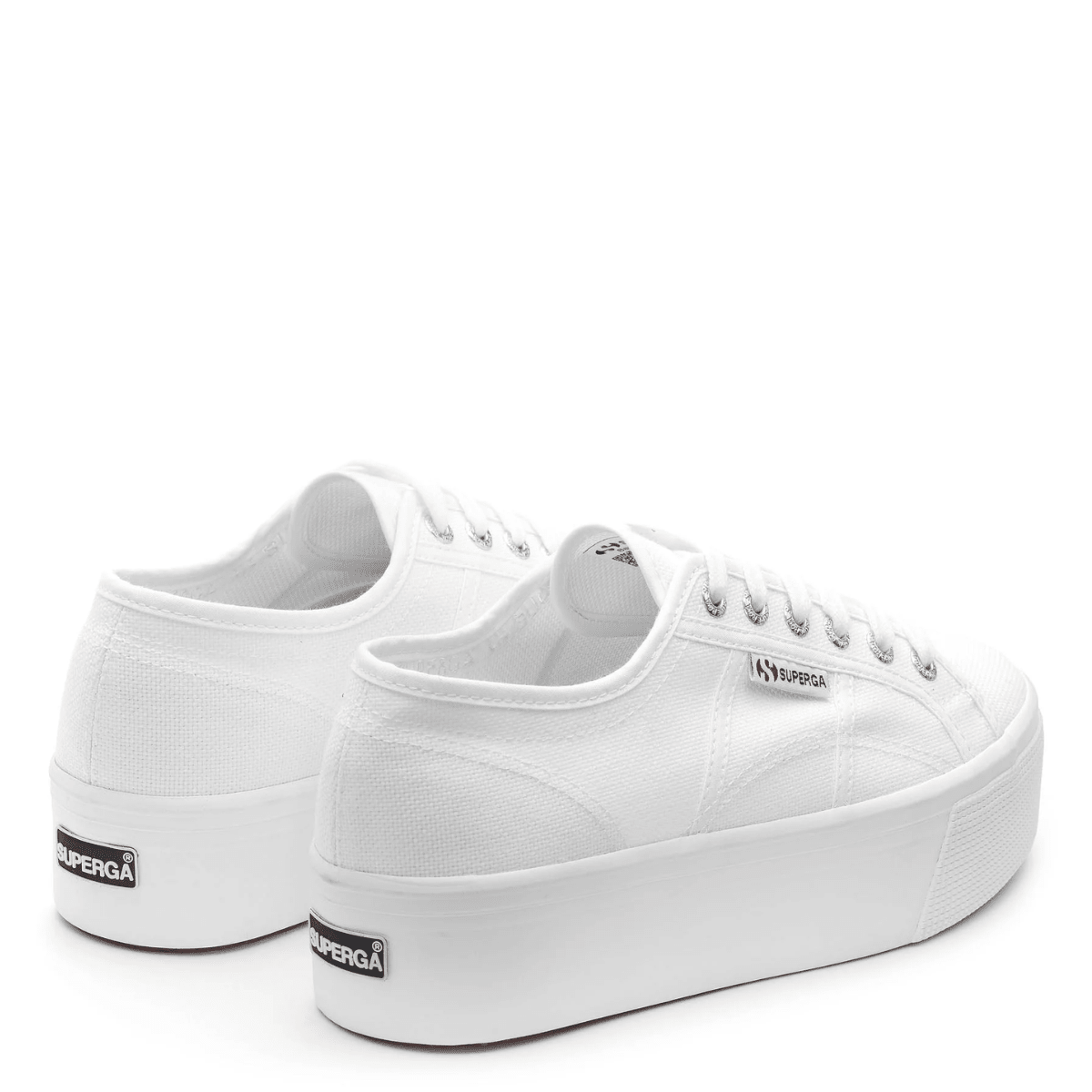 Superga Women's 2790 Platform in White - Getoutside Shoes