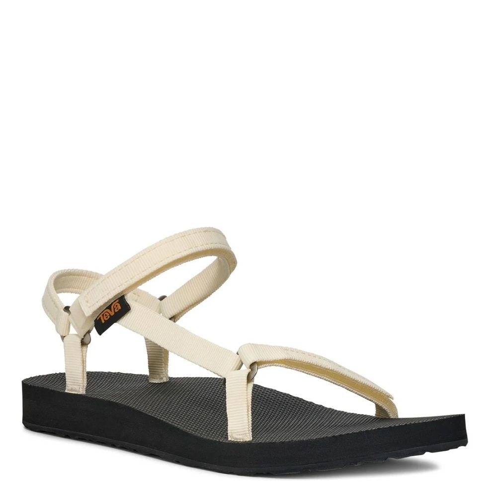 Teva Women's Original Universal Slim in White/Black - Getoutside Shoes