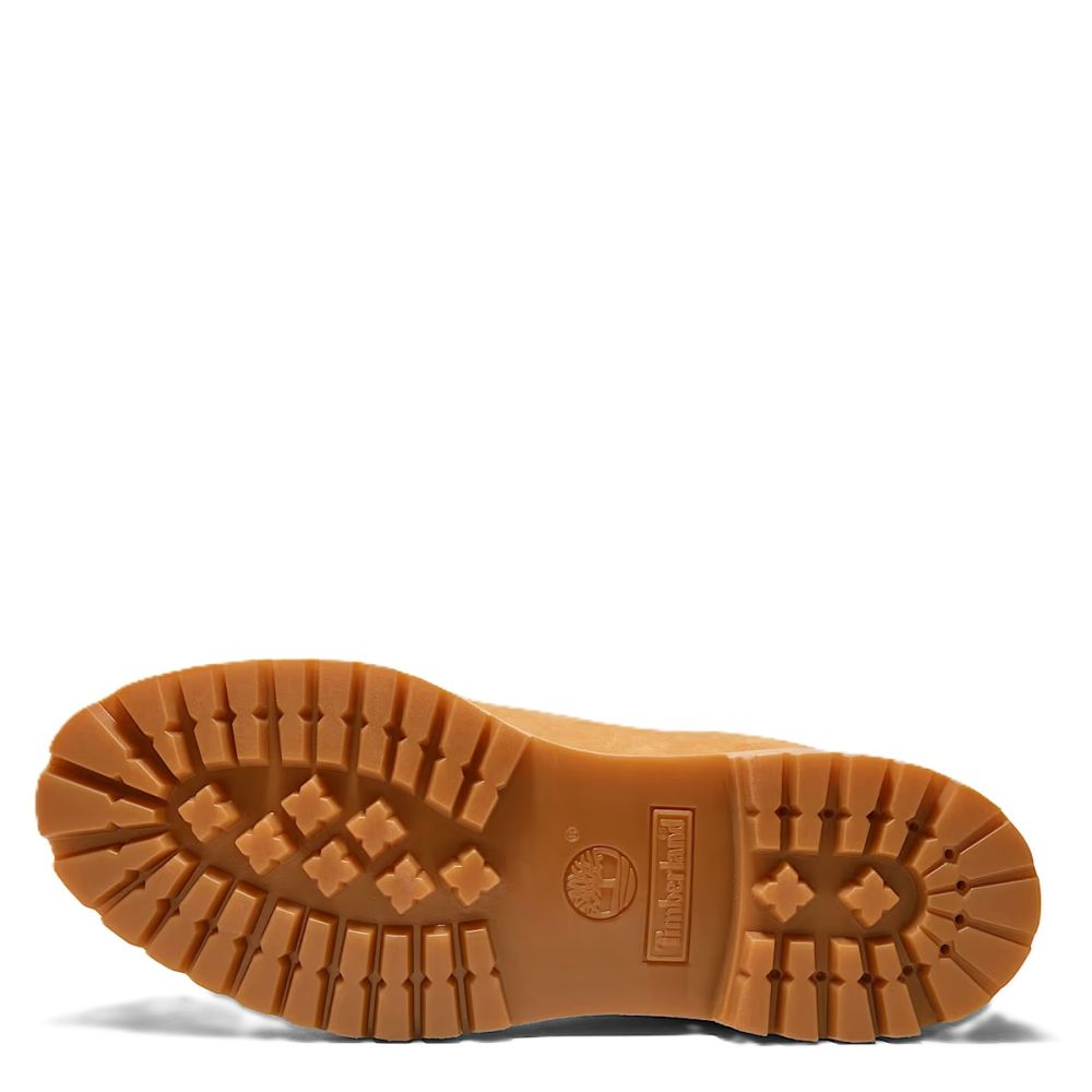 Timberland Men's Premium 6-Inch Waterproof Boot in Wheat Nubuck