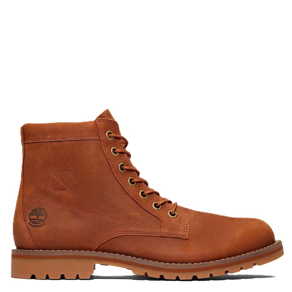 Timberland Men's Redwood Falls Waterproof Boot in Saddle Brown