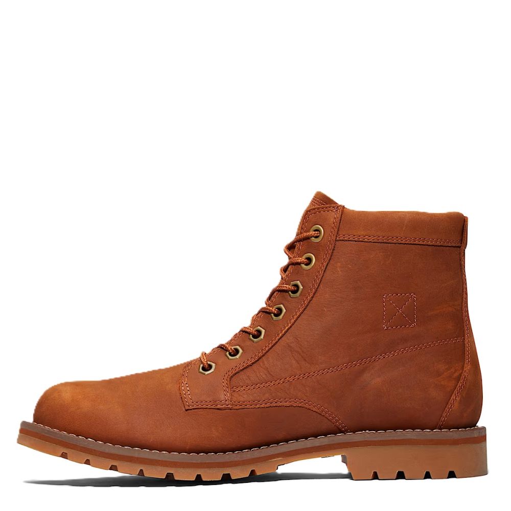 Timberland Men's Redwood Falls Waterproof Boot in Saddle Brown