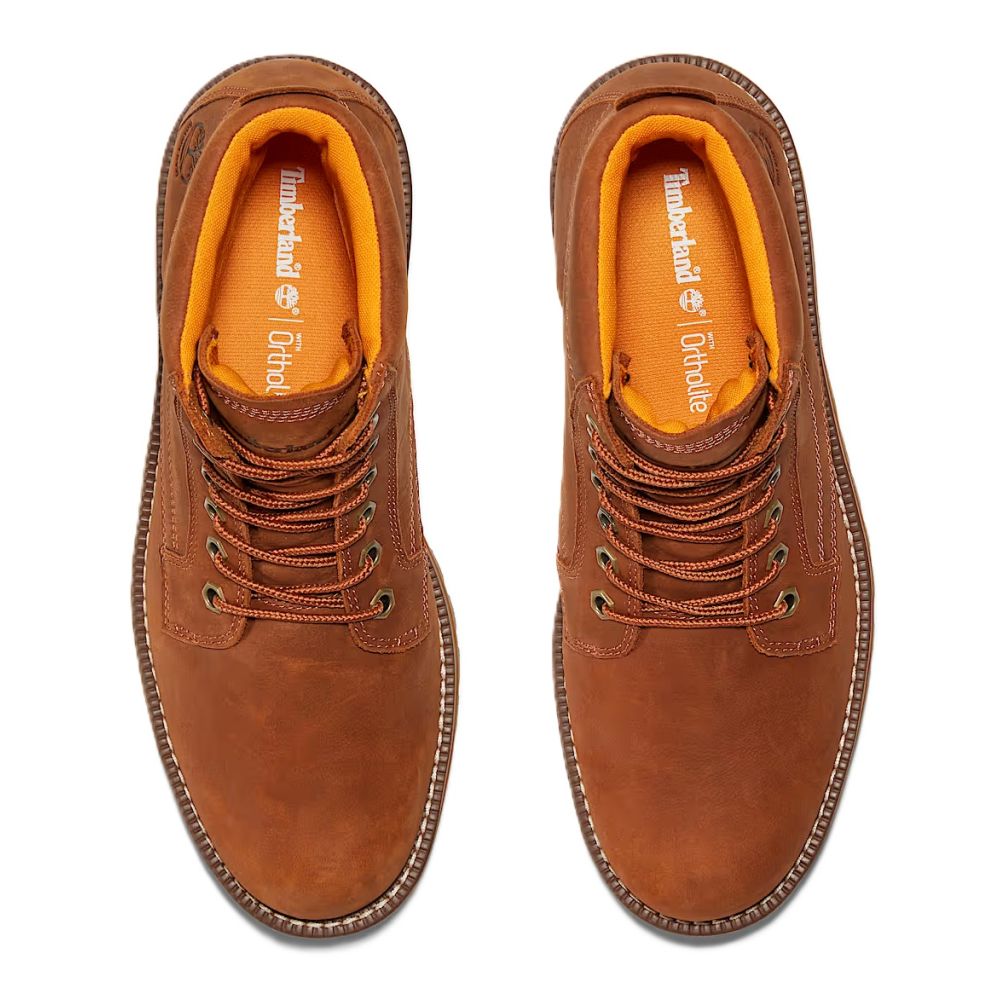 Timberland Men's Redwood Falls Waterproof Boot in Saddle Brown