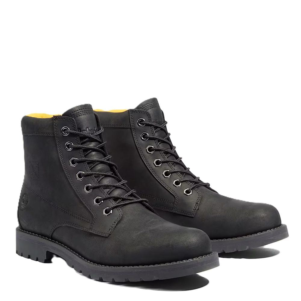 Timberland Men's Redwood Falls Waterproof Boot in Black Full-Grain