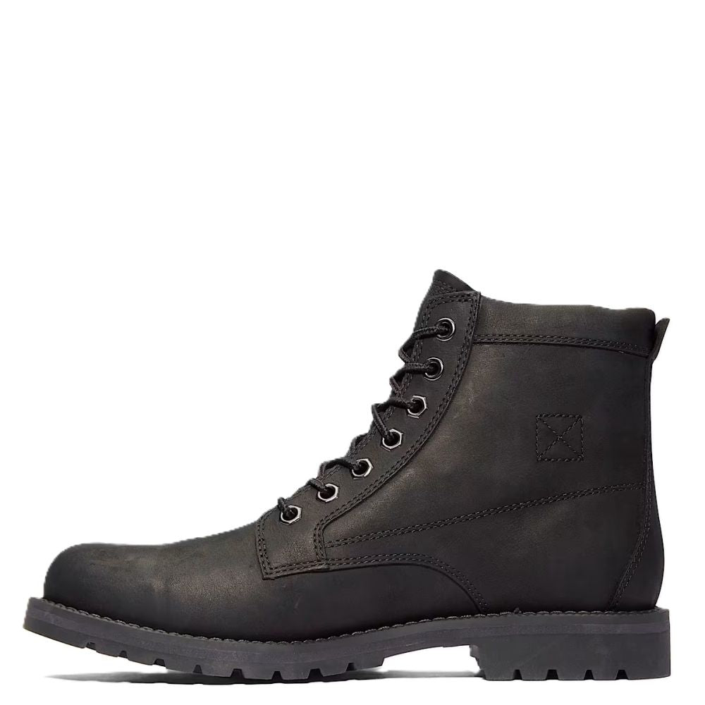 Timberland Men's Redwood Falls Waterproof Boot in Black Full-Grain