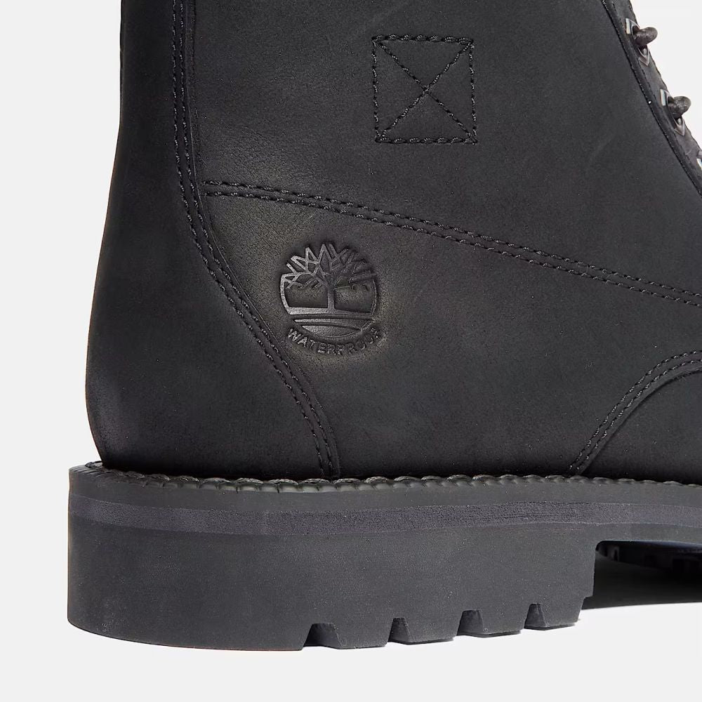 Timberland Men's Redwood Falls Waterproof Boot in Black Full-Grain
