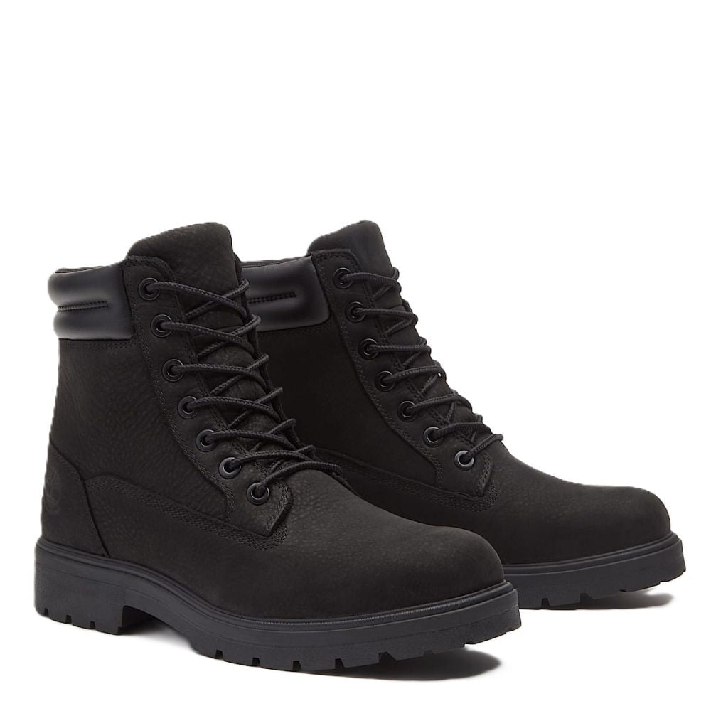 Timberland Men's Auburn Falls 6-Inch Waterproof Boot in Black Nubuck - Getoutside Shoes