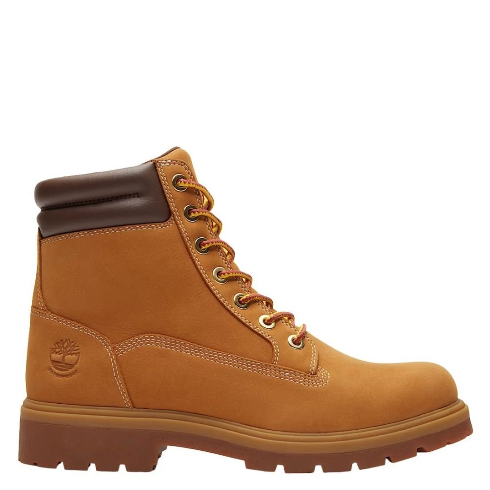 Timberland Men's Auburn Falls 6-Inch Waterproof Boot in Wheat Nubuck - Getoutside Shoes