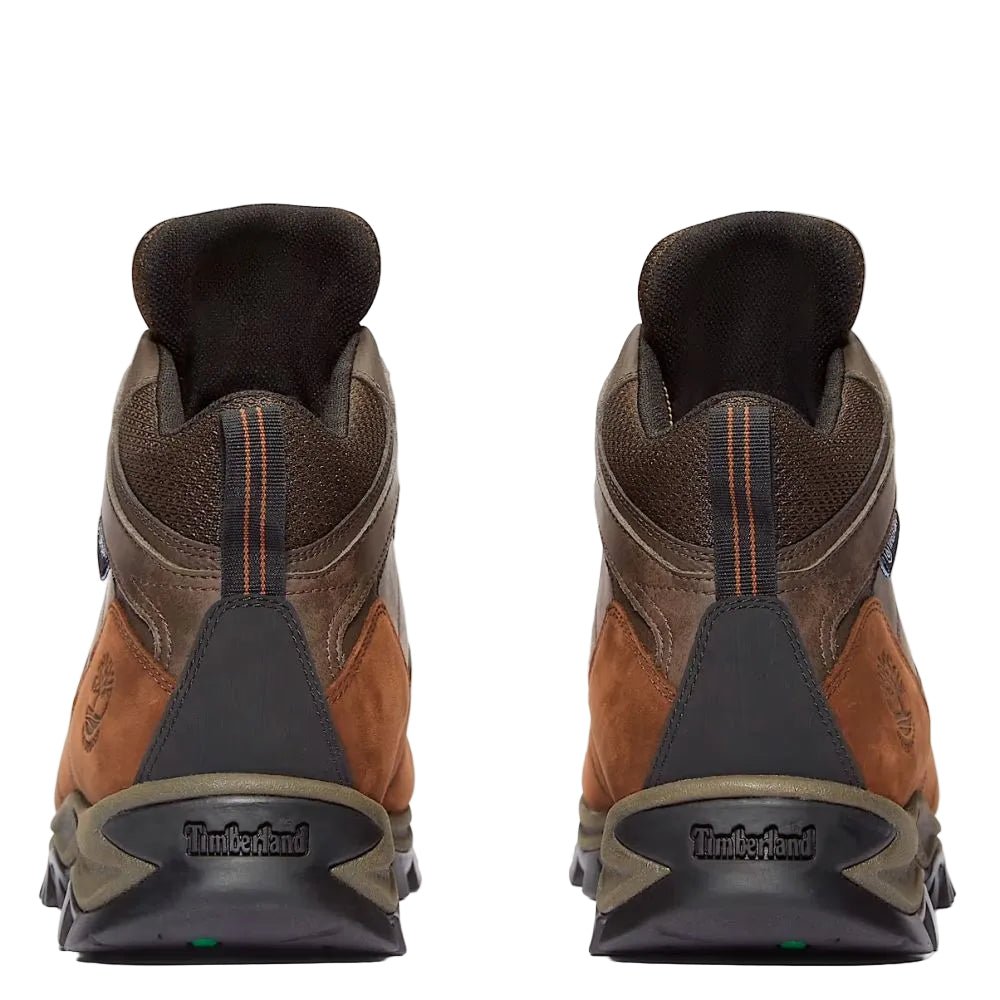 Timberland Men's Mt. Maddsen Mid Waterproof Hiking Boot in Dark Brown - Getoutside Shoes
