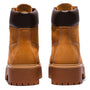 Timberland Women's Stone Street 6-Inch Waterproof Platform Boot in Wheat Nubuck - Getoutside Shoes