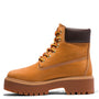 Timberland Women's Stone Street 6-Inch Waterproof Platform Boot in Wheat Nubuck - Getoutside Shoes