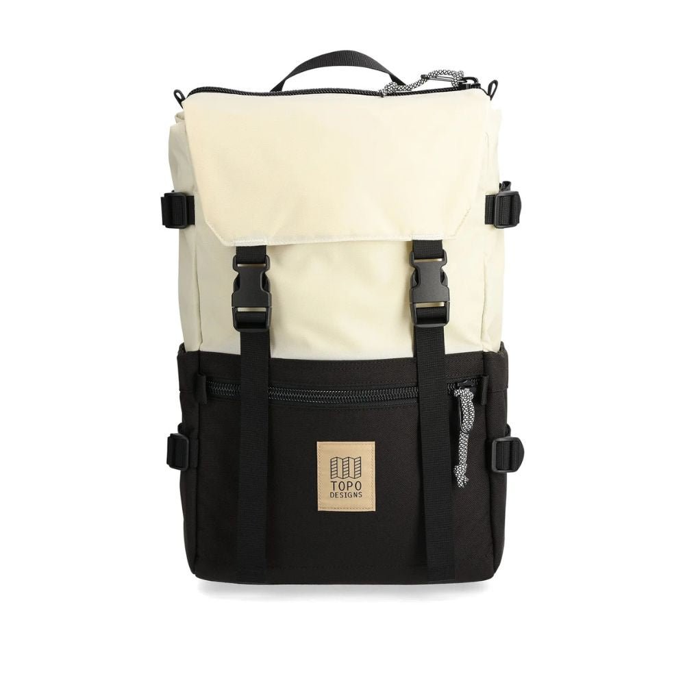 Topo Designs Rover Pack Classic in Bone White/Black - Getoutside Shoes