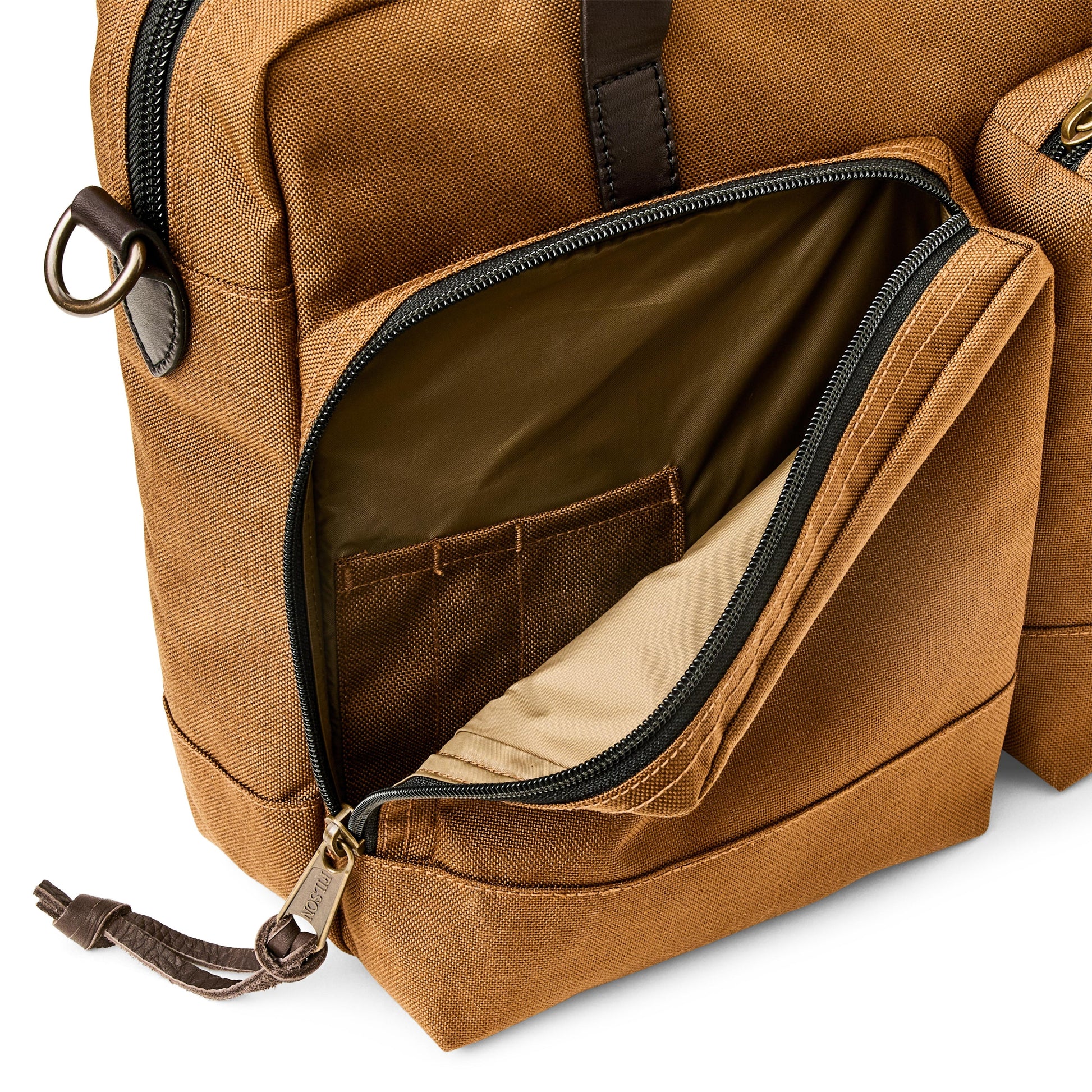 Filson Dryden Briefcase in Whiskey