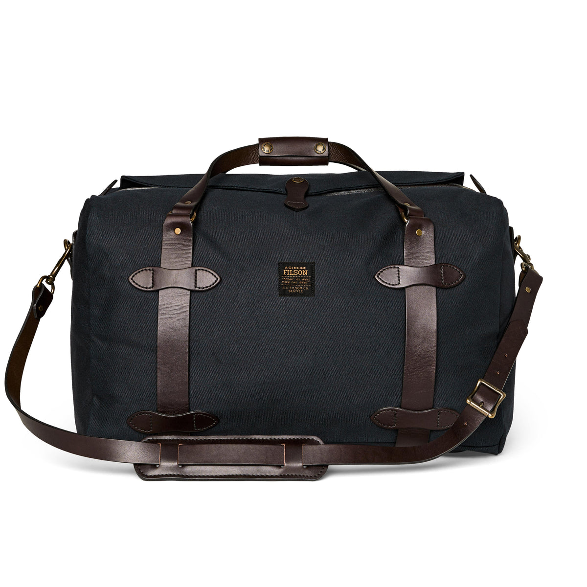 Filson Medium Rugged Twill Duffle Bag in Navy