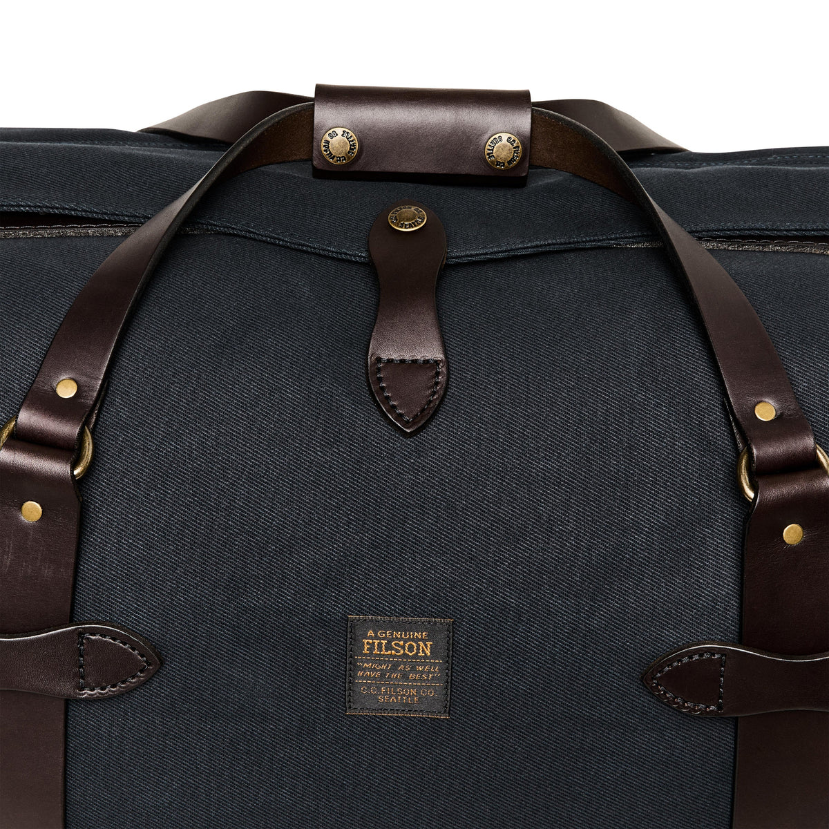 Filson Medium Rugged Twill Duffle Bag in Navy