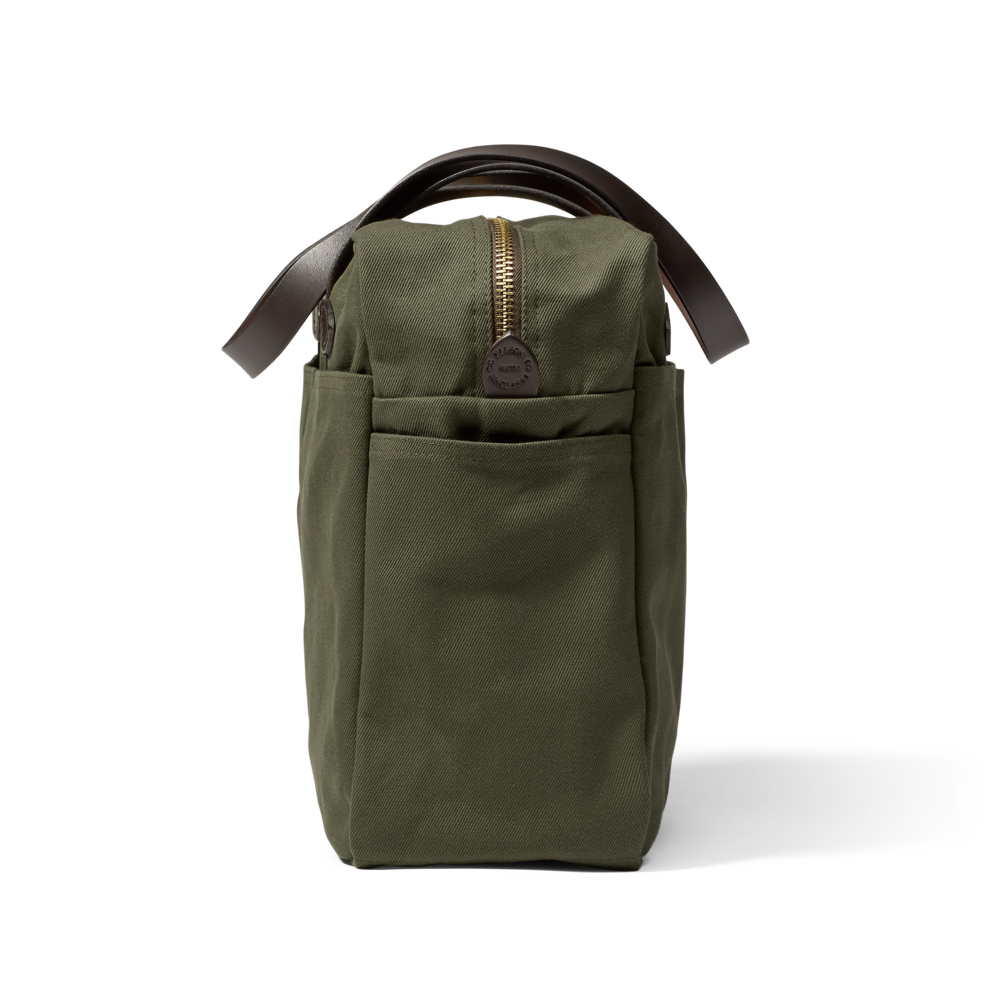 Filson Zipper Tote Bag in Ottergreen