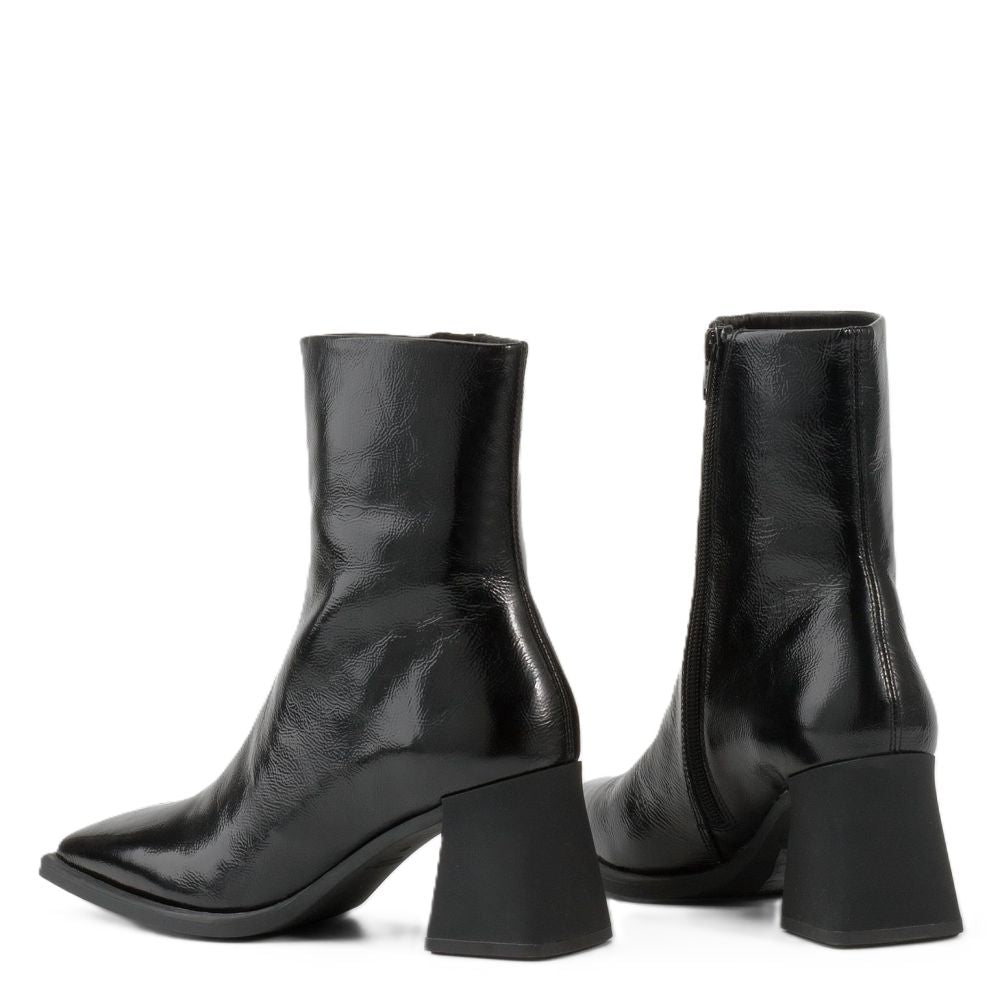 Vagabond Women's Hedda Ankle Boots in Black Patent Leather