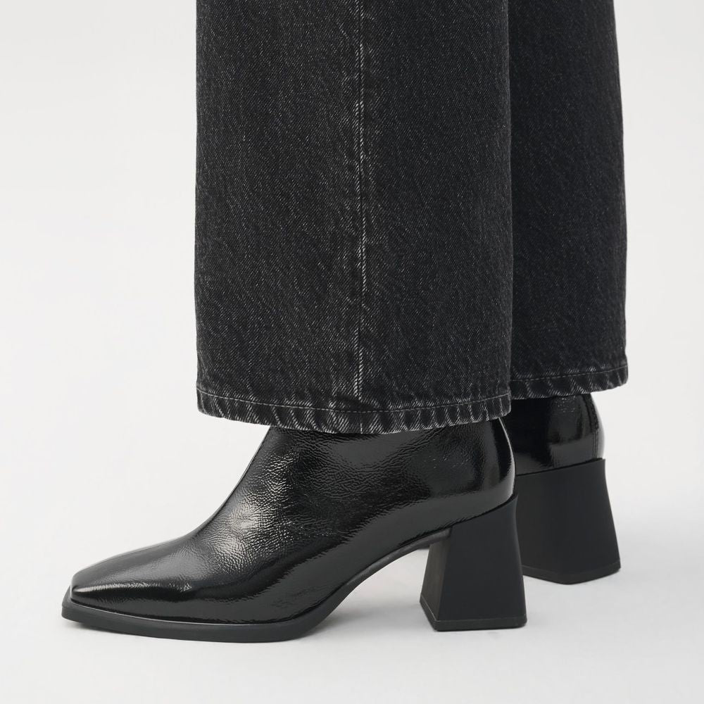 Vagabond Women's Hedda Ankle Boots in Black Patent Leather