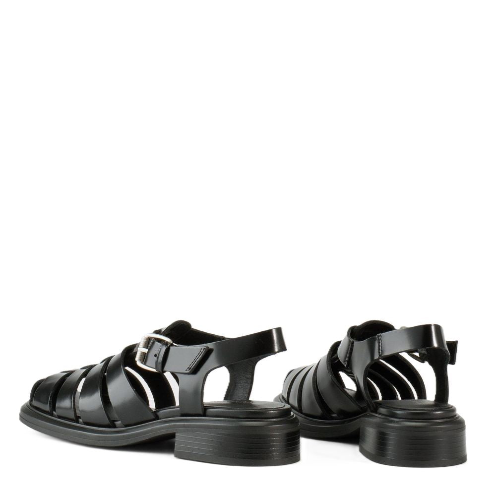 Vagabond Women's Ellis Sandals in Black Leather