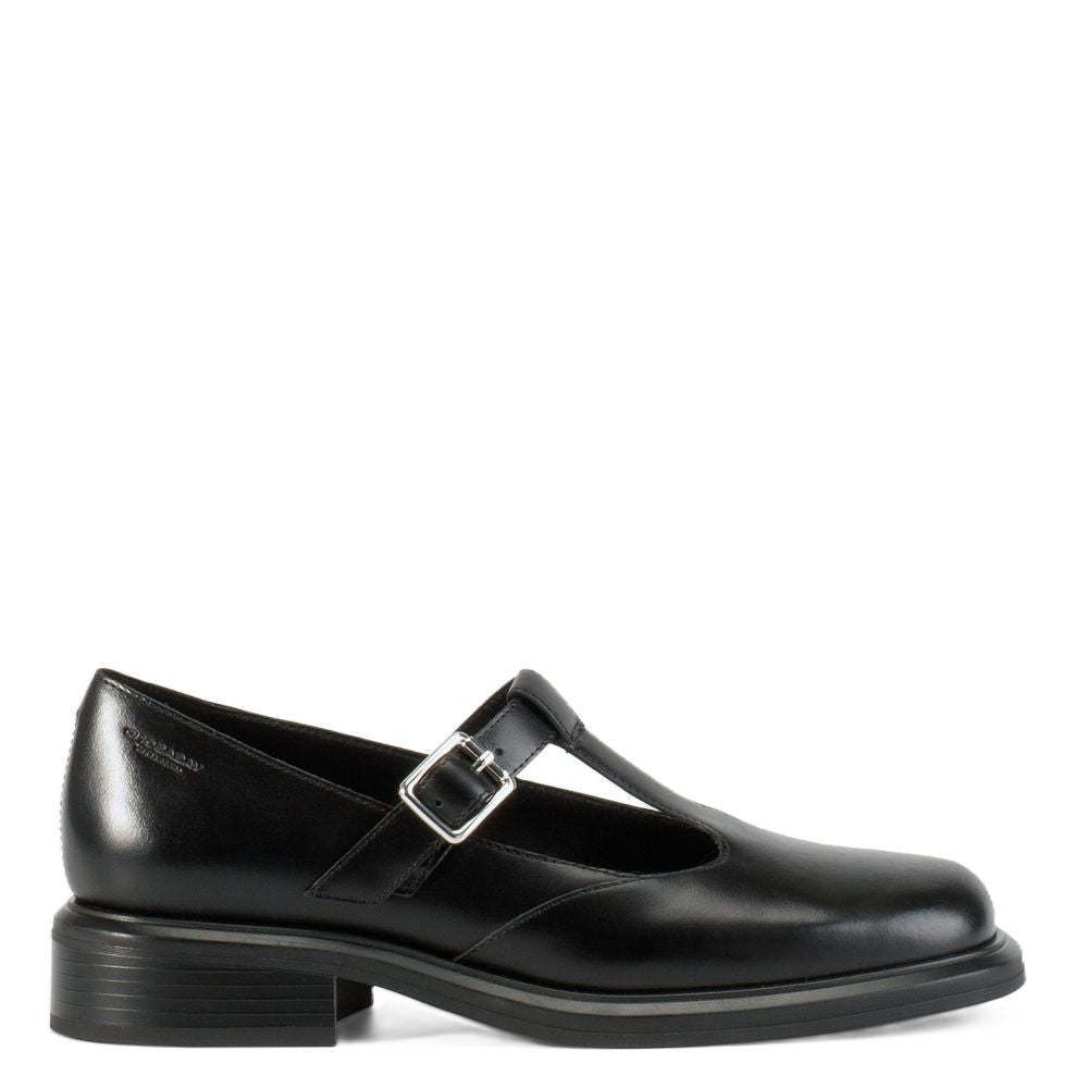 Vagabond Women's Ellis Shoes in Black Leather
